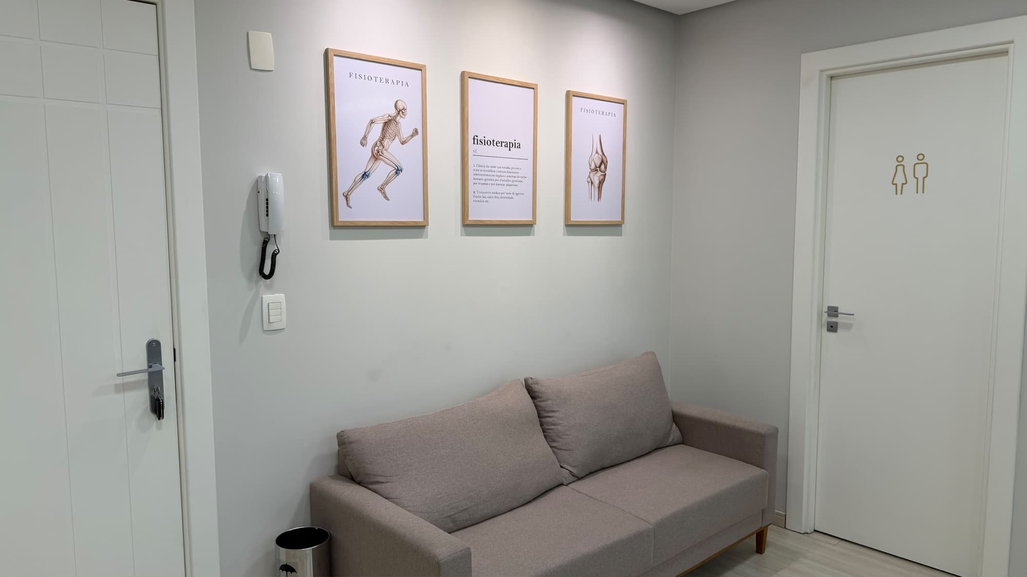 Consultório de fisioterapia em Caxias do Sul – recepção
